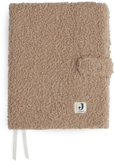 Jollein - groeiboekje hoes - boucle - biscuit - a5 formaat - hoes voor groeiboekje, notitieboekje of crecheboekje
