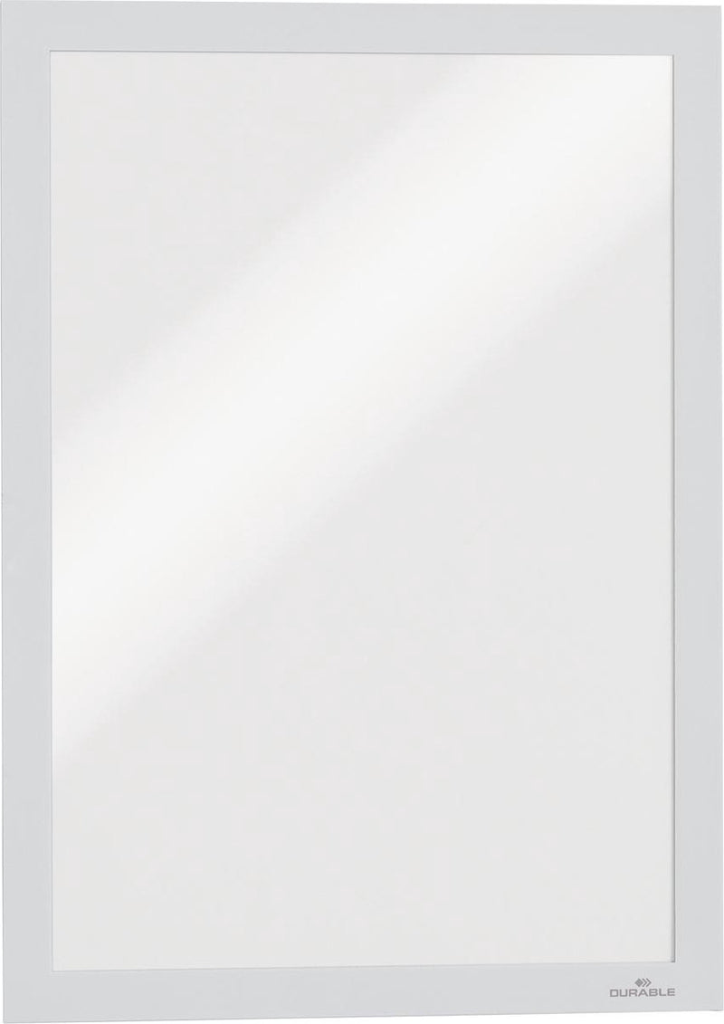 Durable 487202 duraframe a4 - 4872 infoframe, zelfklevend din a4 wit (b x h) 236 mm x 322 mm 2 stuk(s)