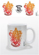 Harry potter - gryffindor stencil crest mugs