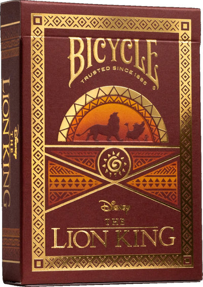 Bicycle disney the lion king inspired playing cards - premium speelkaarten - poker - ultimates - officieel gelicentieerd