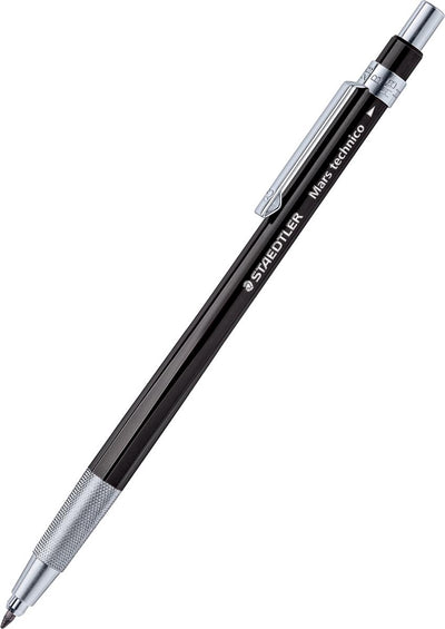 Staedtler vulpotlood mars technico 2 mm, zwarte houder
