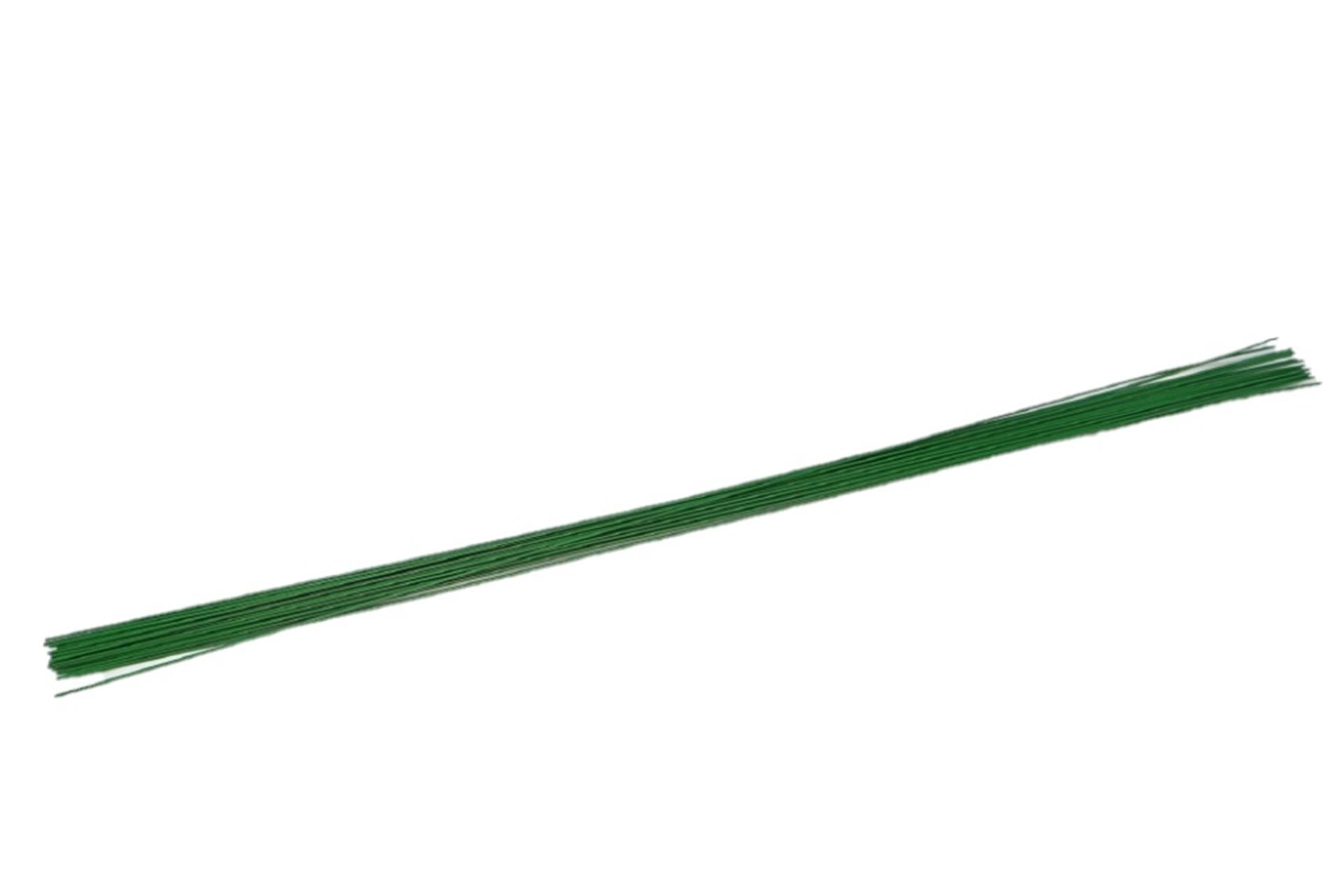 Hbx natural living hobby steekdraad 0.6x400mm 40 stuks groen