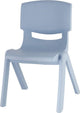 Bieco trend blauw kunststof kinderstoeltje