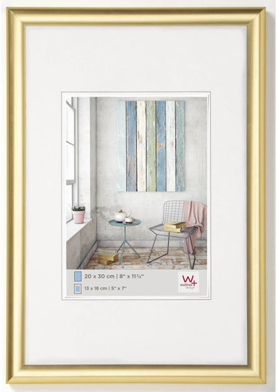 Walther trendstyle - kunststof lijst - fotoformaat 20x30 cm - goud