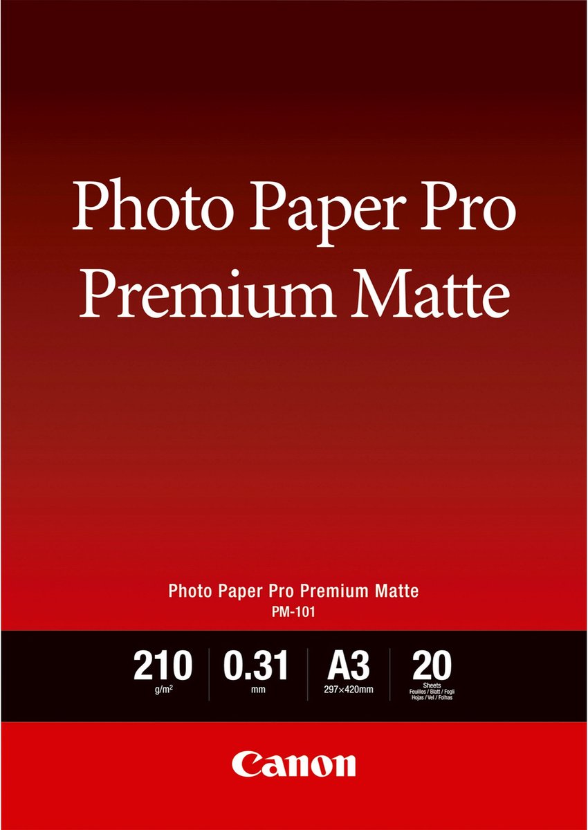 Canon 8657b006 pak fotopapier a3
