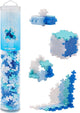 Plus-plus tube glitter frost 240 delige bouwset - 4305 - bouwspeelgoed - constructiespeelgoed - set met bouwstenen - vanaf 5 jaar