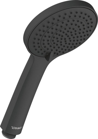 Duravit handdouche 3 standen – douchekop ø110 mm – easyclean – zwart mat