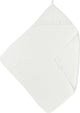 Meyco baby ruffle badcape - offwhite - 80x80cm