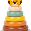 Small foot - houten stapeltoren safari tijger, 7dlg.