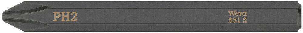 Wera 851 s phillips kruiskopbits voor slagschroevendraaier, ph 2 x 70 mm - 05018161001