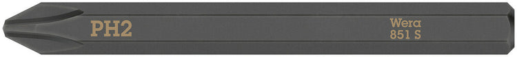 Wera 851 s phillips kruiskopbits voor slagschroevendraaier, ph 2 x 70 mm - 05018161001