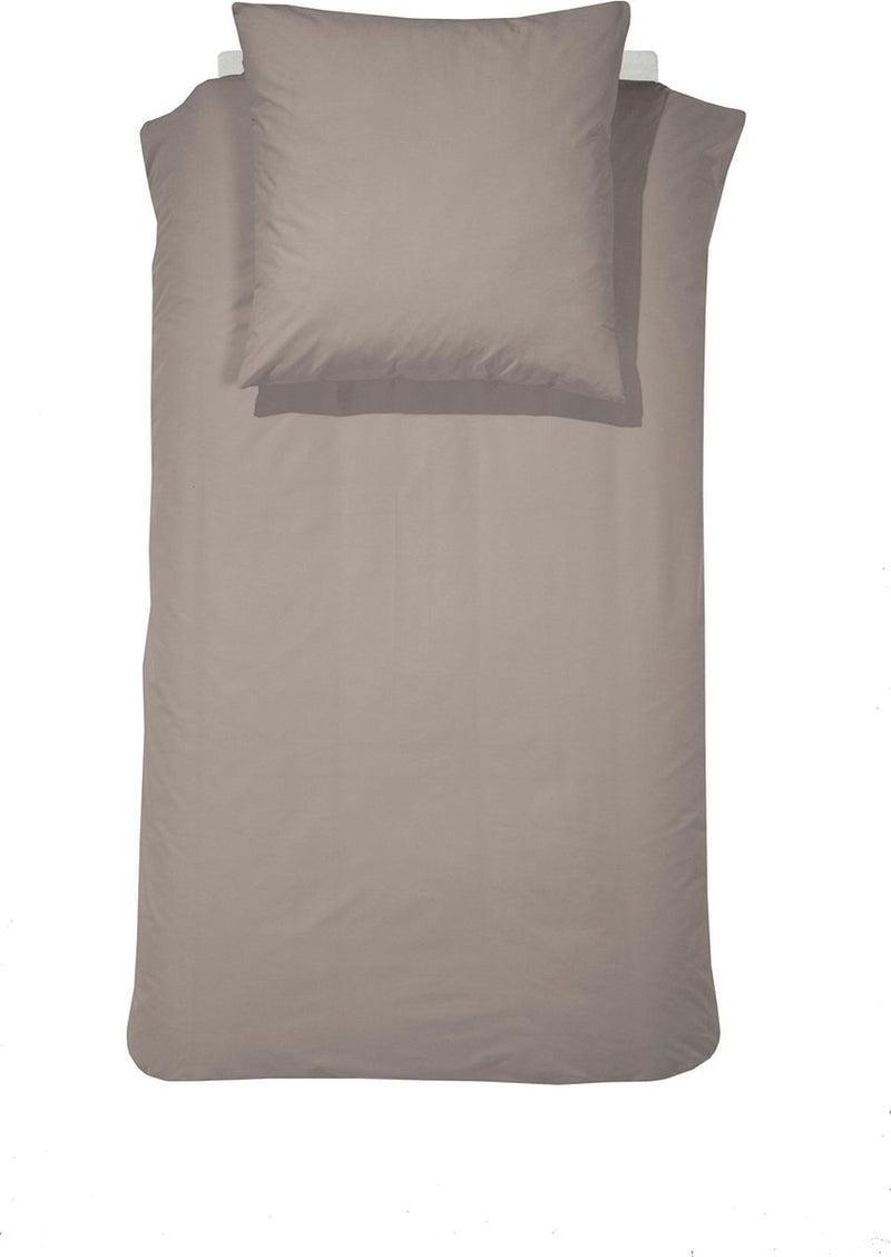 Cinderella morning 1-persoons dekbedovertrekset 135x200cm flanel taupe + 1 kussensloop 60x70