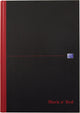 Oxford notitieboek black and red a4 96vel gelinieerd ass.