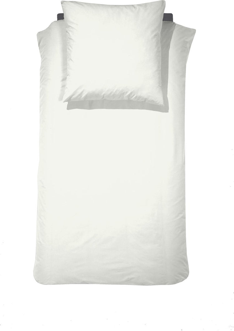 Cinderella morning 1-persoons dekbedovertrekset 155x220cm flanel ivoorwit + 1 kussensloop 60x70