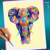 Ravensburger schilderen op nummer voor volwassenen - creart elephant - 12+ jaar