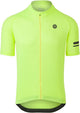 Agu essential fietsshirt heren - korte mouwen - hi vis neon - maat m