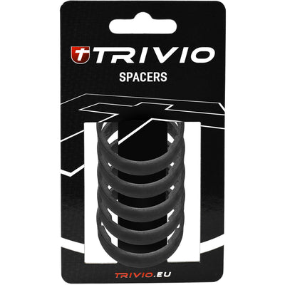 Trivio - spacer 10mm 1-1 8 carbon ud matte - 5 stuks