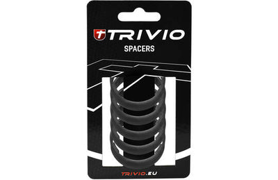 Trivio - spacer 10mm 1-1 8 carbon ud matte - 5 stuks
