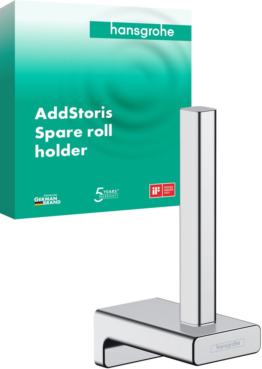 Hansgrohe addstoris reserverolhouder chroom
