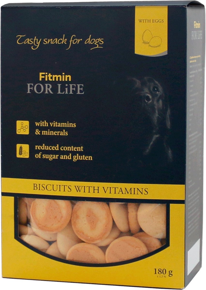 Fitmin for life dog biscuits 8 x 180g