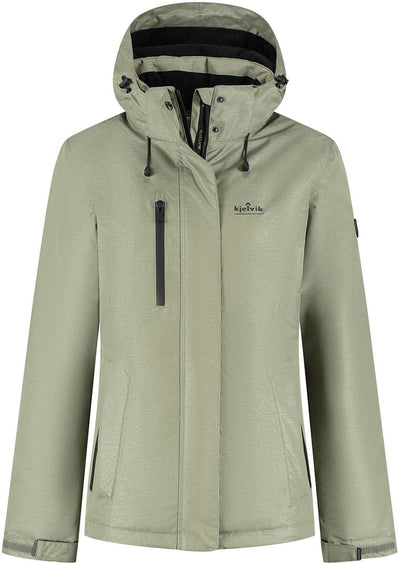 Kjelvik yrsa dames outdoorjas - green