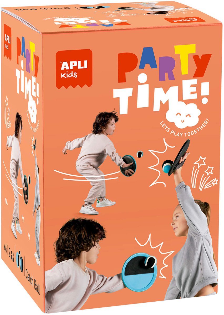 Apli kids zelfklevende-ballenset voor kinderen 'feesttijd'