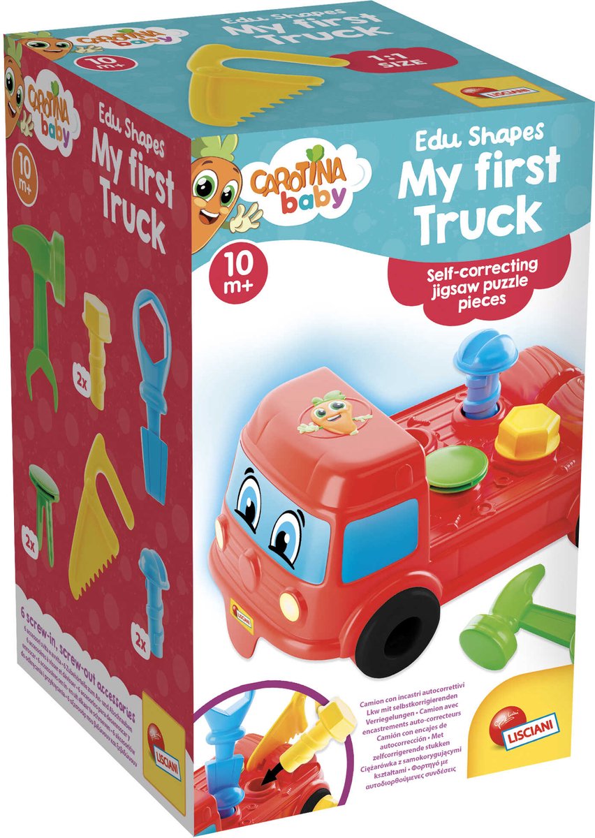 Lisciani - carotina baby - edu shapes mijn eerste truck
