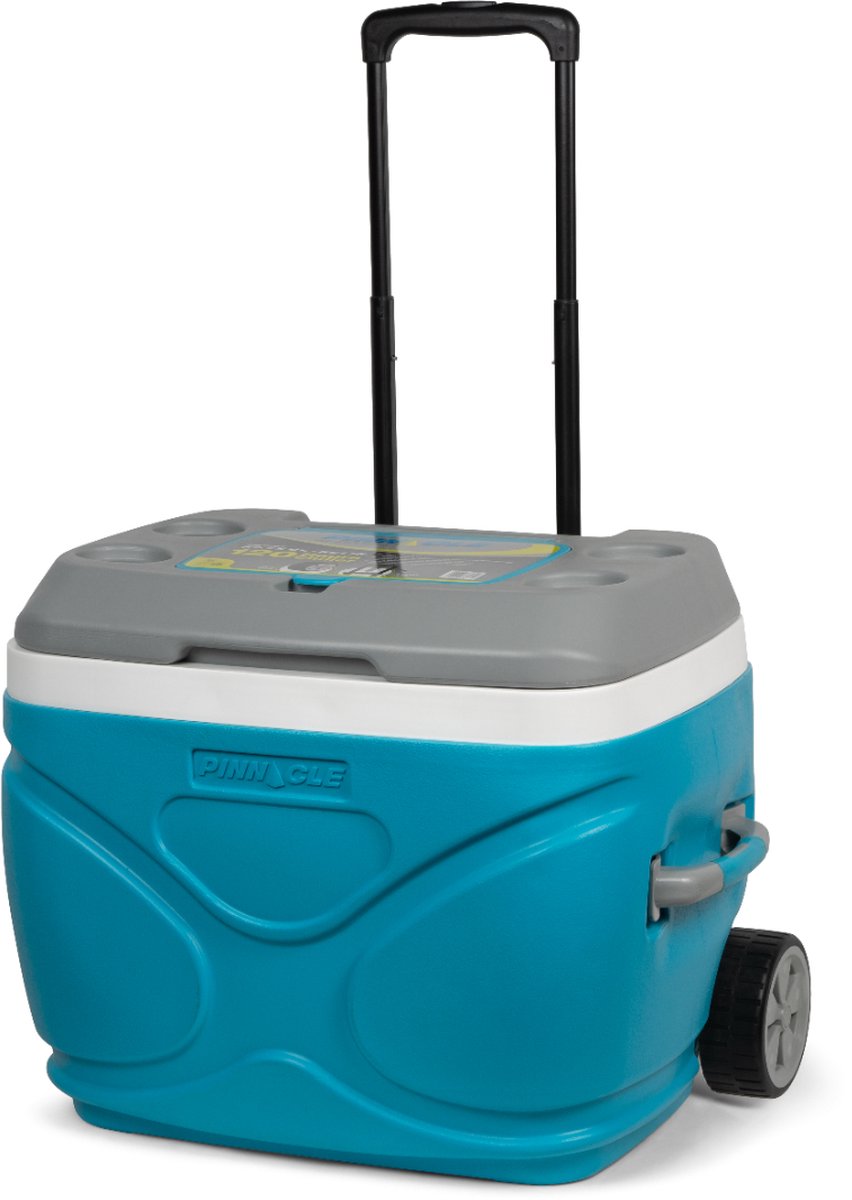 Pinnacle prudence roller (66 liter) koelbox op wielen blauw