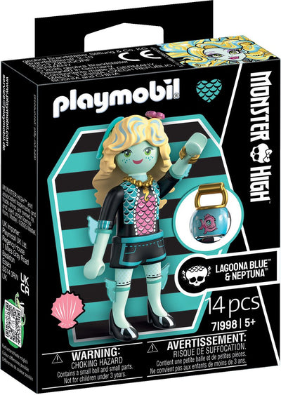 Playmobil | monster high | lagoona blue | speelfiguurtjesset voor creatieve halloweenavonturen onderwatermonsterdromen | met figuur accessoires | geweldig cadeau voor kinderen vanaf 4 jaar | 71998