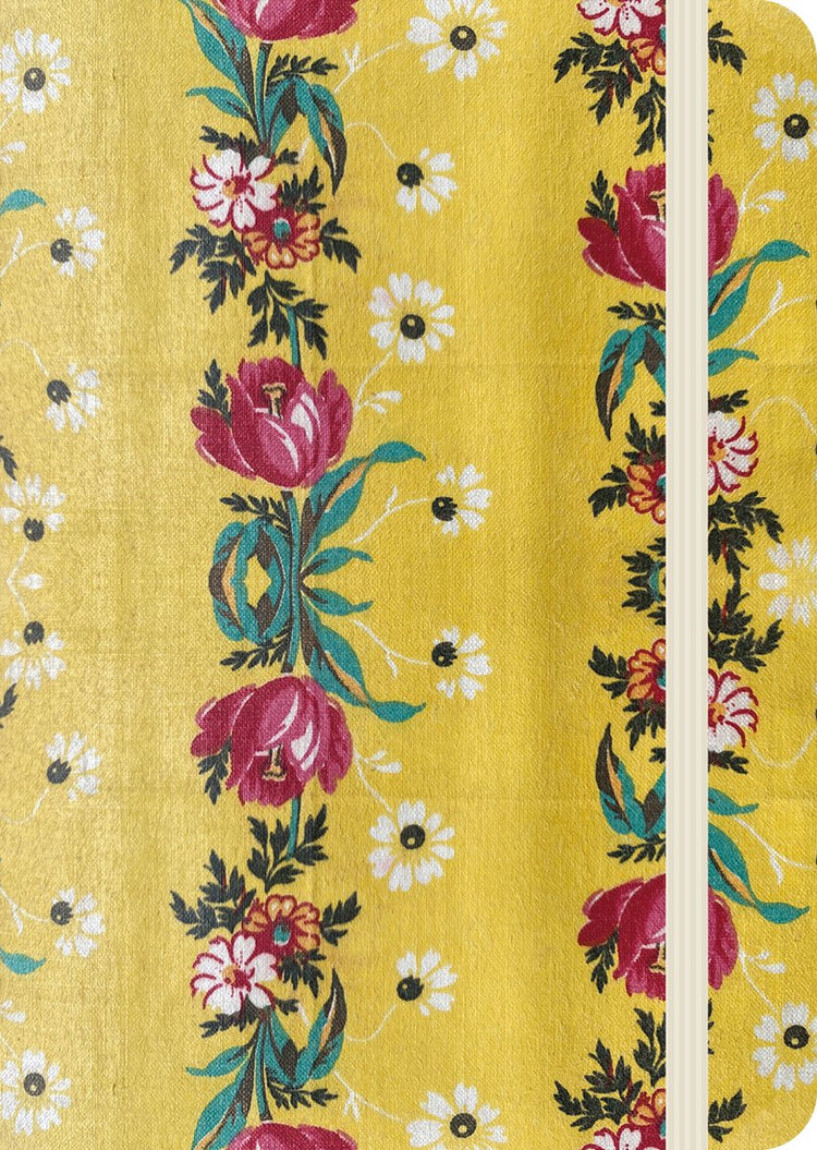 Uitgeverij karmijn carmyne's journal a5 tomoe river notitieboek - yellow flowers