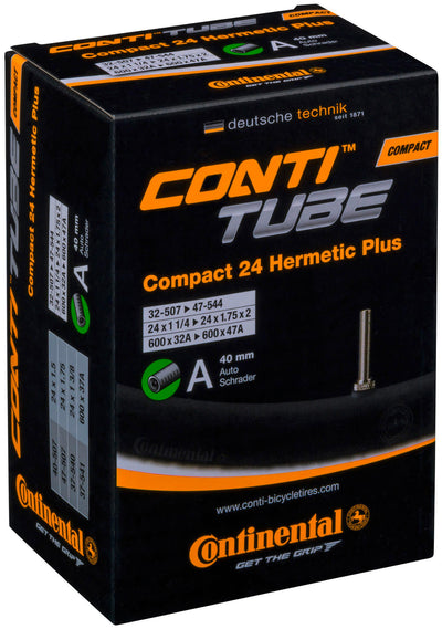 Continental binnenband compact 24 wide hermetic plus tube conti compact 24 wide herm.plus av 40mm