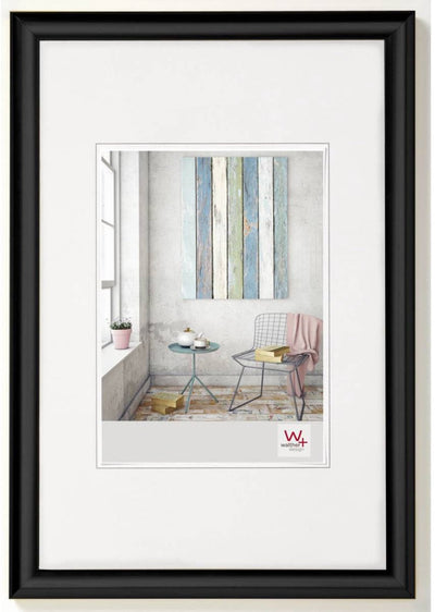 Walther trendstyle - kunststof lijst - fotoformaat 13x18 cm - zwart