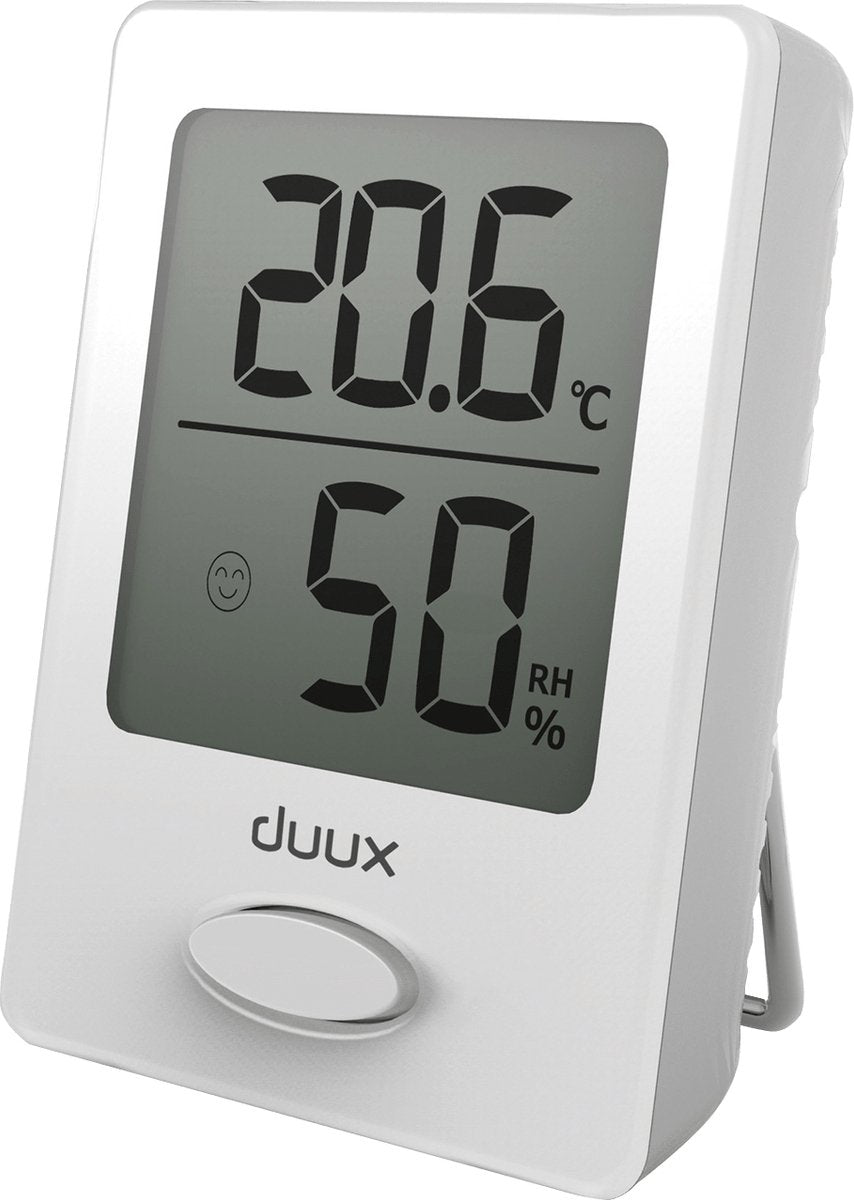 Duux sense thermometer + hygrometer binnen - inclusief batterij - magnetisch - wit