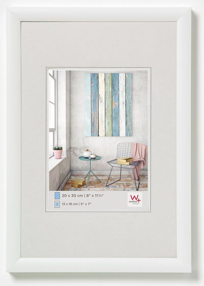 Walther trendstyle - kunststof lijst - fotoformaat 15x20 cm - wit