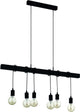 Eglo townshend hanglamp - e27 - 100 cm - zwart