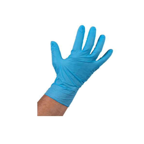 Comfort handschoen nitril blauw ongepoederd m (100 stuks)