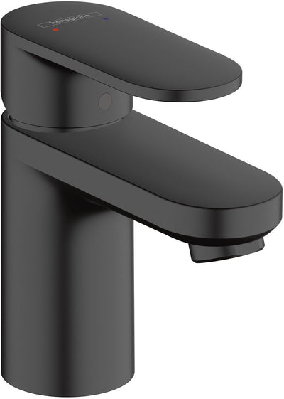 Hansgrohe vernis blend - wastafelmengkraan - ééngreeps bediening - zonder waste - 70mm maat - mat zwart