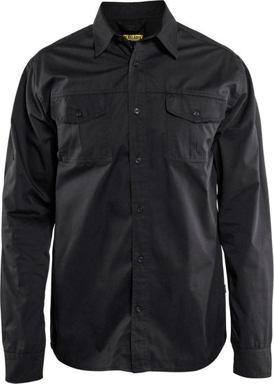 Blåkläder blaklader 3298 werkoverhemd twill zwart