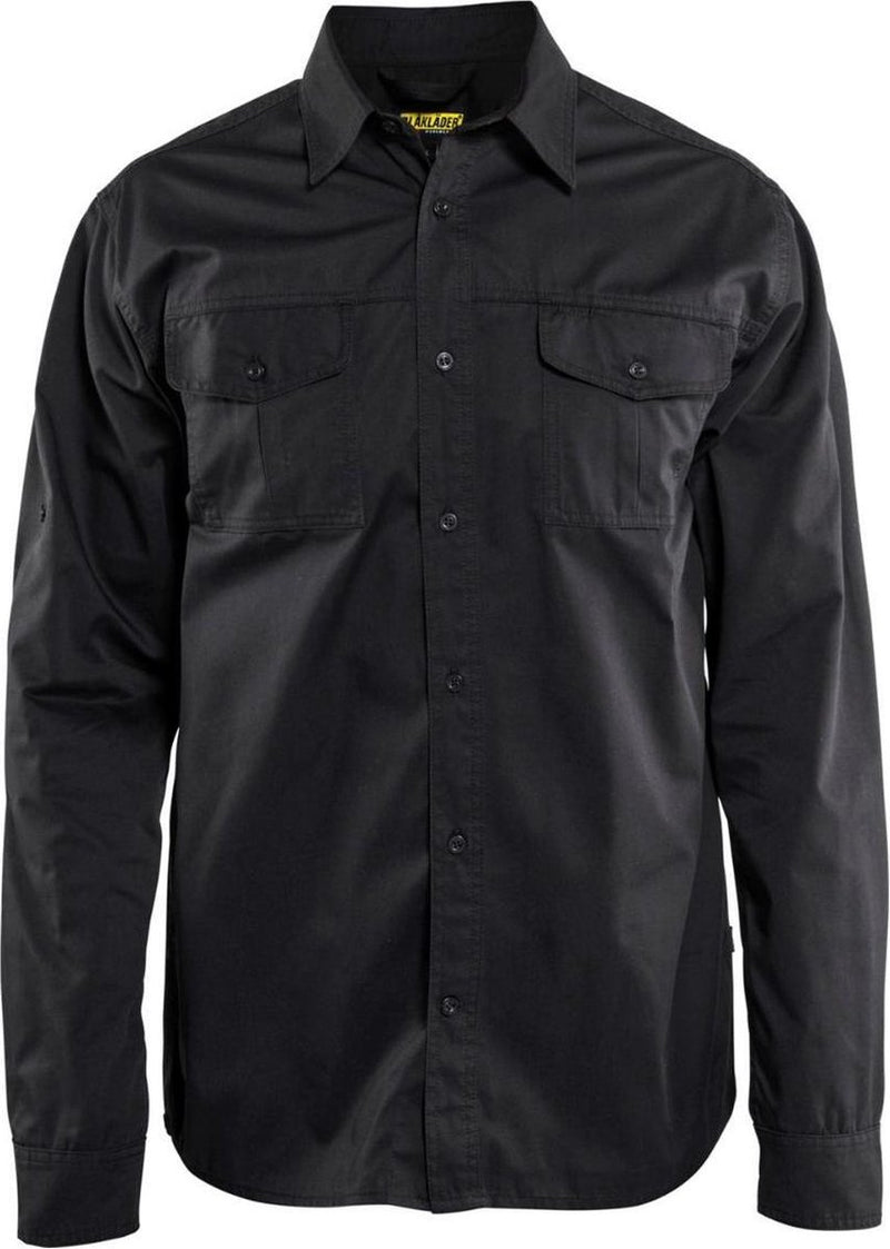 Blåkläder blaklader 3298 werkoverhemd twill zwart