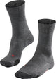 Falke tk2 anti-blaar dik wol functioneel materiaal wandelsokken dames grijs - maat 35-36