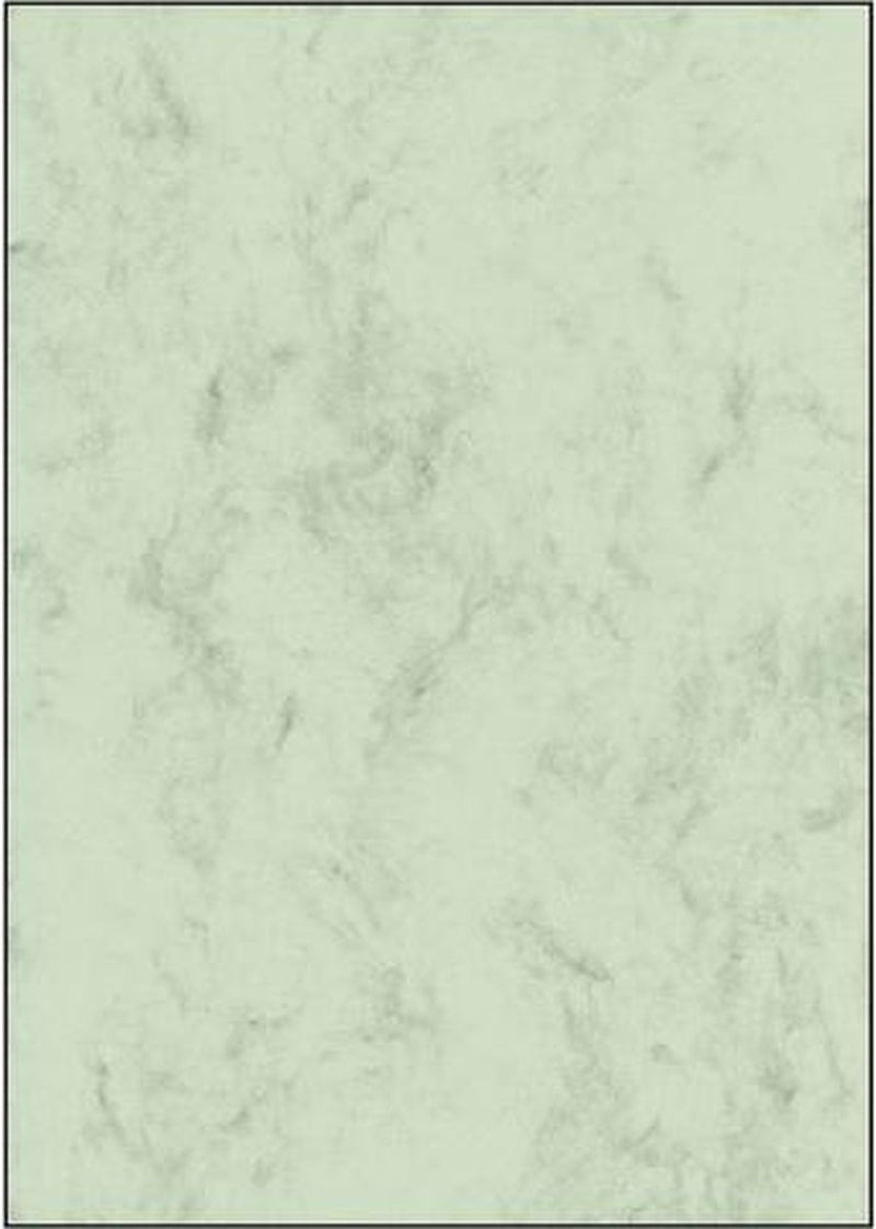 Sigel designpapier - a4 - marmer groen - 200 grams - 50 vel - si-dp552