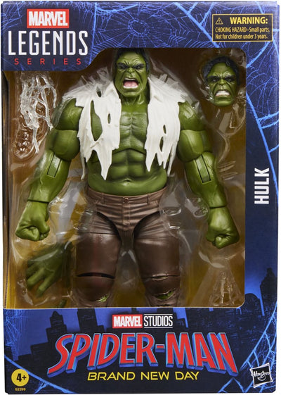 Hasbro marvel legends series hulk, spider-man brand new day - actiefiguur 15cm