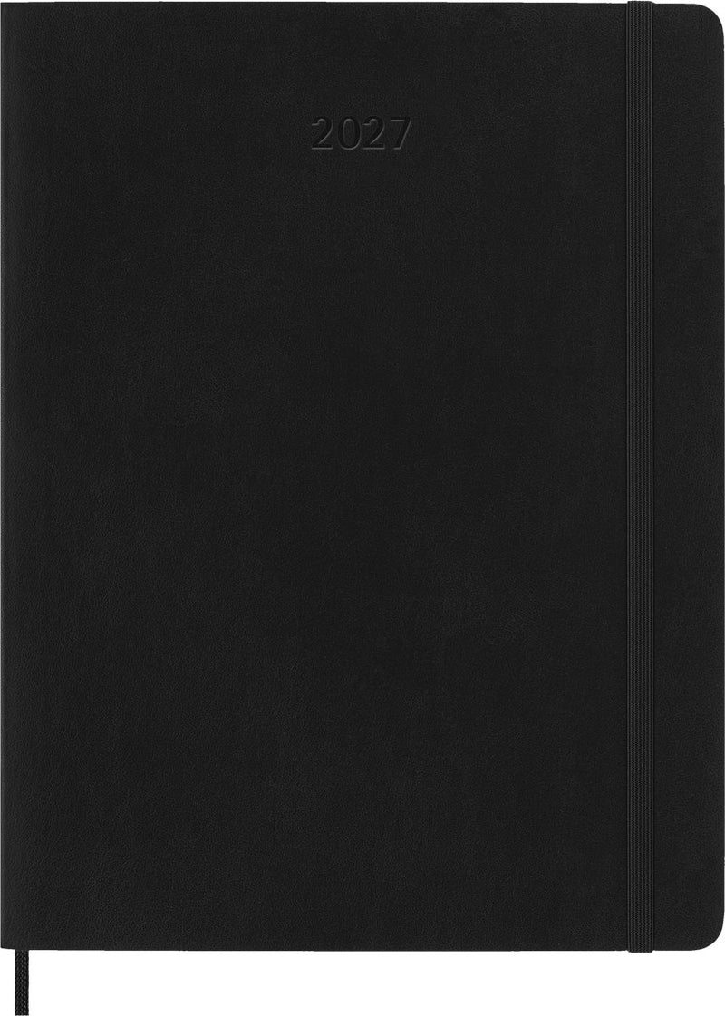 Moleskine 12 maanden agenda - 2027 - maandelijks - xl - zachte kaft - zwart