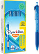 Paper mate inkjoy 300rt-balpennen met drukknop | medium punt (1,0 mm) | blauw | 12 stuks