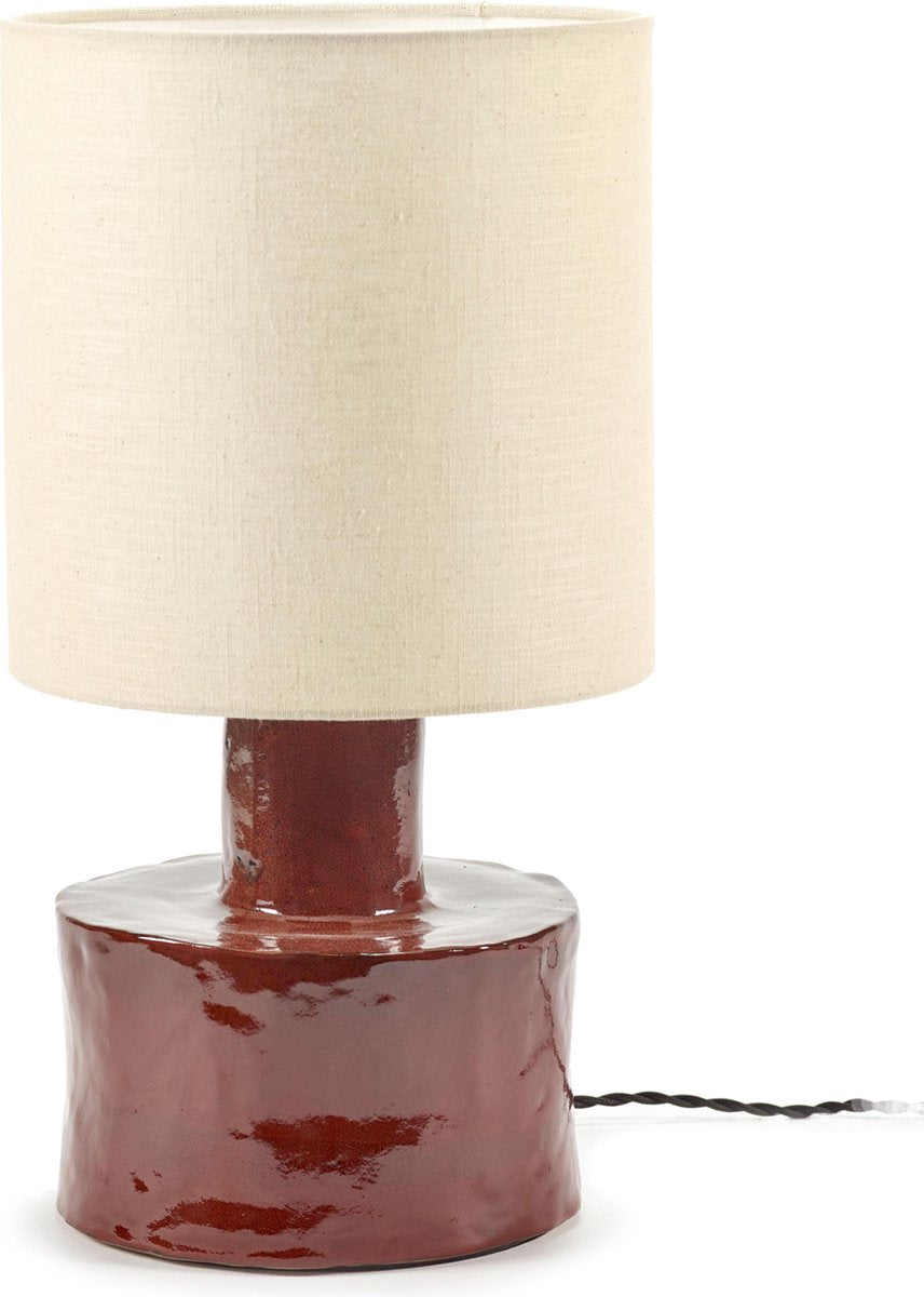 Serax - marie michielssen lighting - tafellamp - rood beige - 25 ø - h 47,00cm - 4,50kg