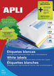 Apli klevende etiketten 1276 70 x 42,4 mm 100 lakens wit