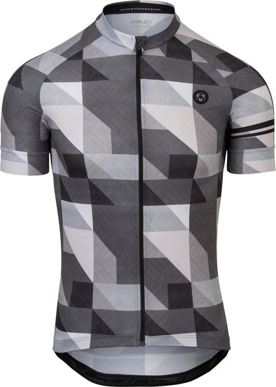 Agu triangle stripe fietsshirt essential heren - zwart - s