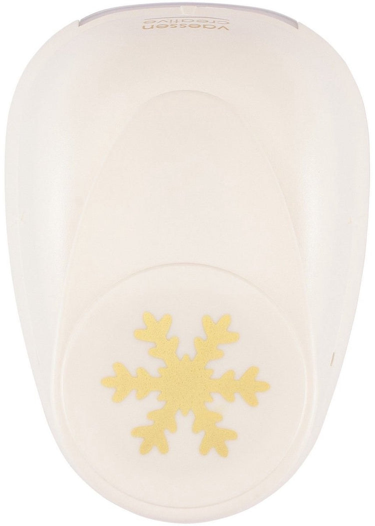 Vaessen creative pons - figuurpons - sneeuwvlok - 3,3 x 3,8 cm