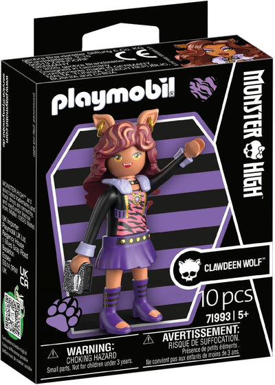 Playmobil | monster high | clawdeen wolf | speelfiguren set voor halloween fantasierijke monster verhalen | met gedetailleerde figuren accessoires | geweldig cadeau voor kinderen vanaf 4 jaar | 71993