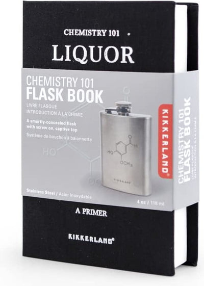 Kikkerland leren heupfles - 200 ml - drinkfles - outdoor